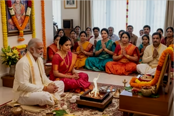 Samuhika Satya Narayana Puja (Monthly 4th Saturday)