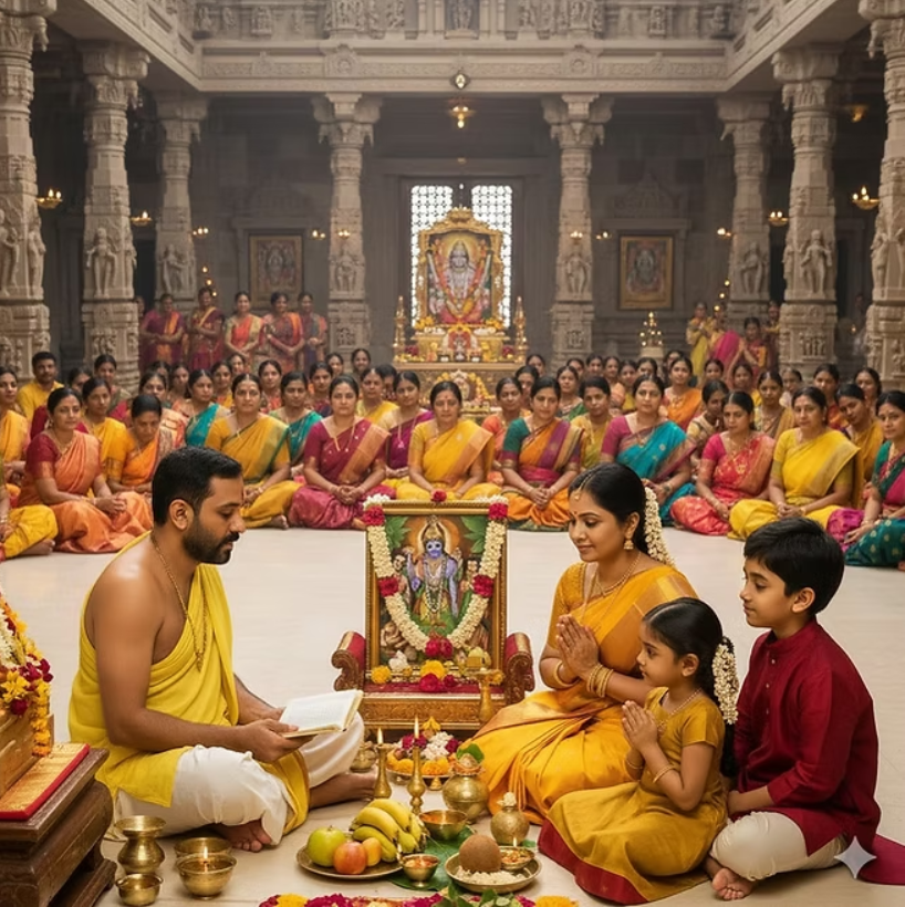 Samuhika Satya Narayana Puja (Poornima Day)